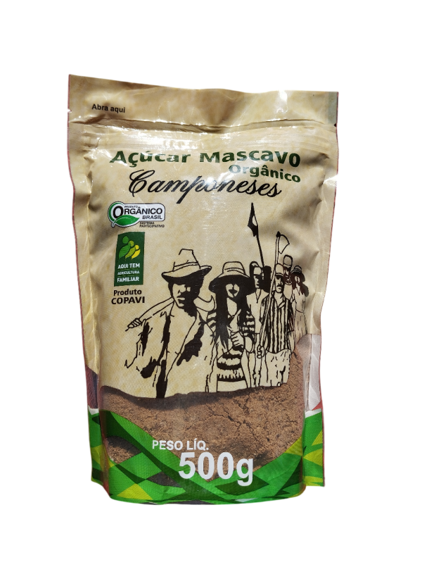 Açúcar Mascavo Camponeses orgânico 500g
