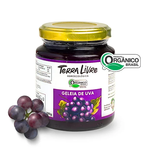 Geleia de uva 280g - Terra Livre