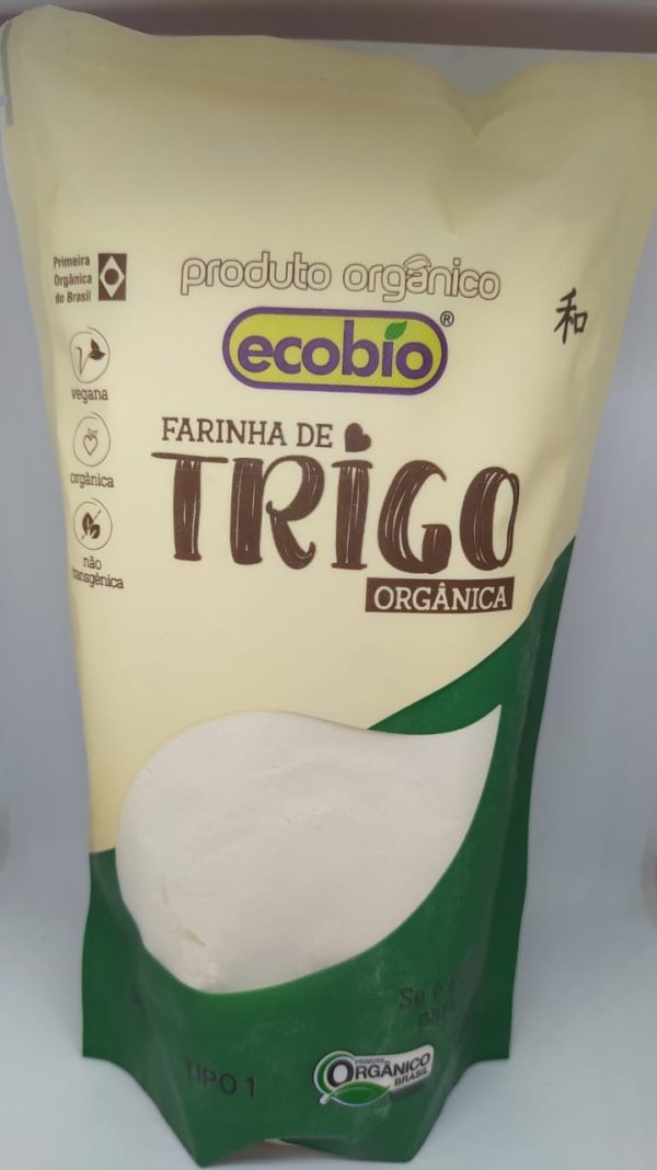 FARINHA DE TRIGO BRANCA ORGÂNICA 500G ECOBIO