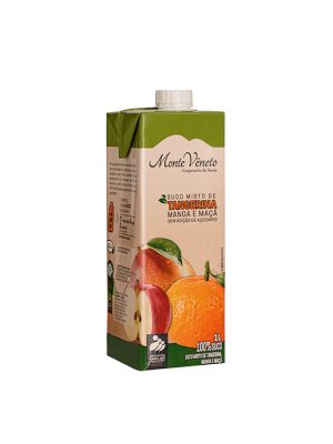 tetrapaktangerinamangaemaca Suco Misto de Tangerina, Manga e Maçã 1L - Monte Vêneto