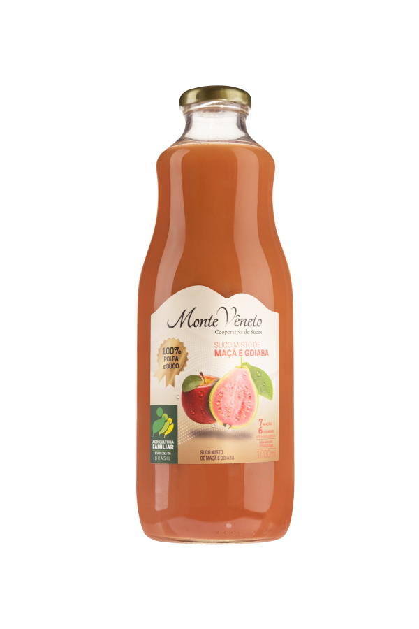 Suco Misto de Maçã e Goiaba 1L - Monte Veneto