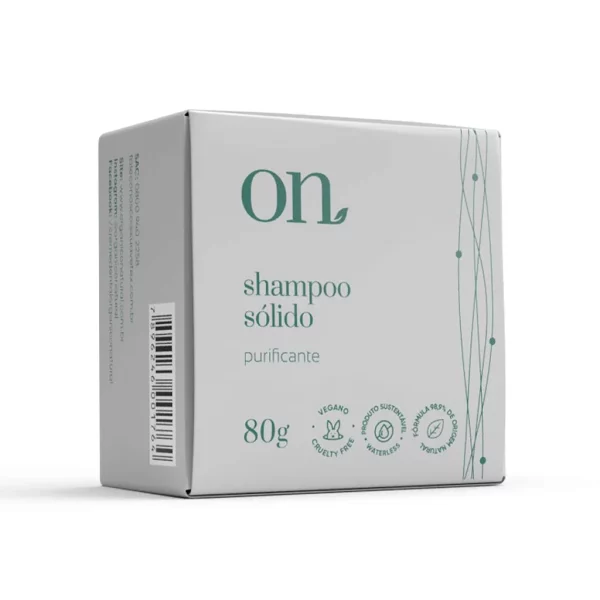 Shampoo Sólido Purificante - Orgânico Natural