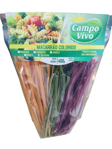 Macarrão Talharim Colorido 400g