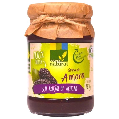 Geleia de Amora S/ Açúcar 180g - Coopernatural