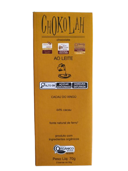 Chocolate ao Leite (44% Cacau) - Chokolah