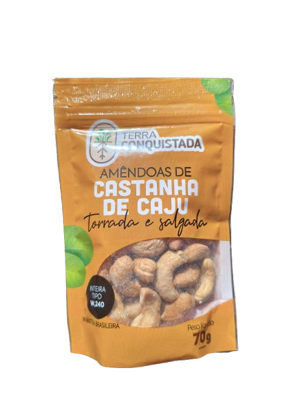 Castanha de Caju Torrada 70g COM sal