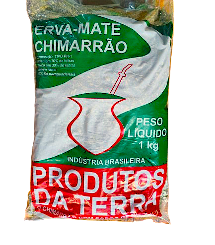 Erva Mate Grossa 1kg - Produtos da Terra