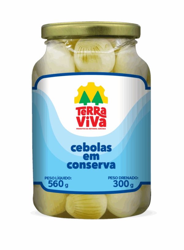 Cebolas em Conserva 560g - Terra Viva