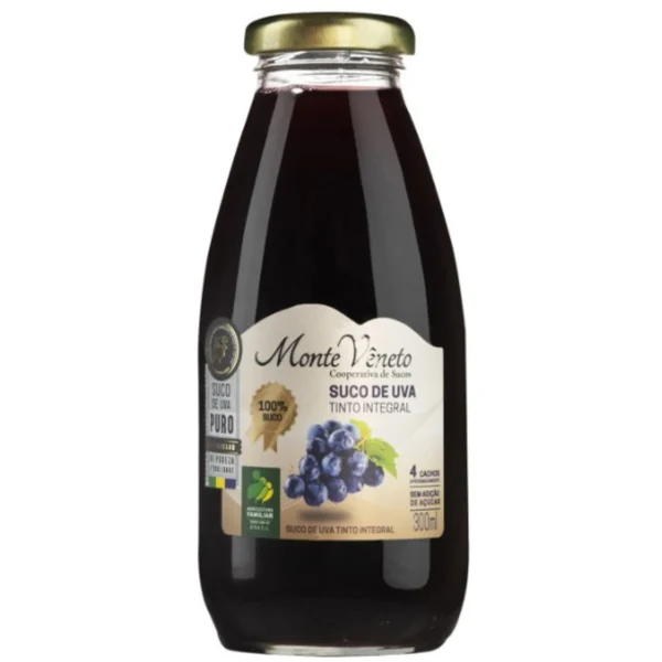 Suco de Uva Tinto Integral 300g - Monte Veneto
