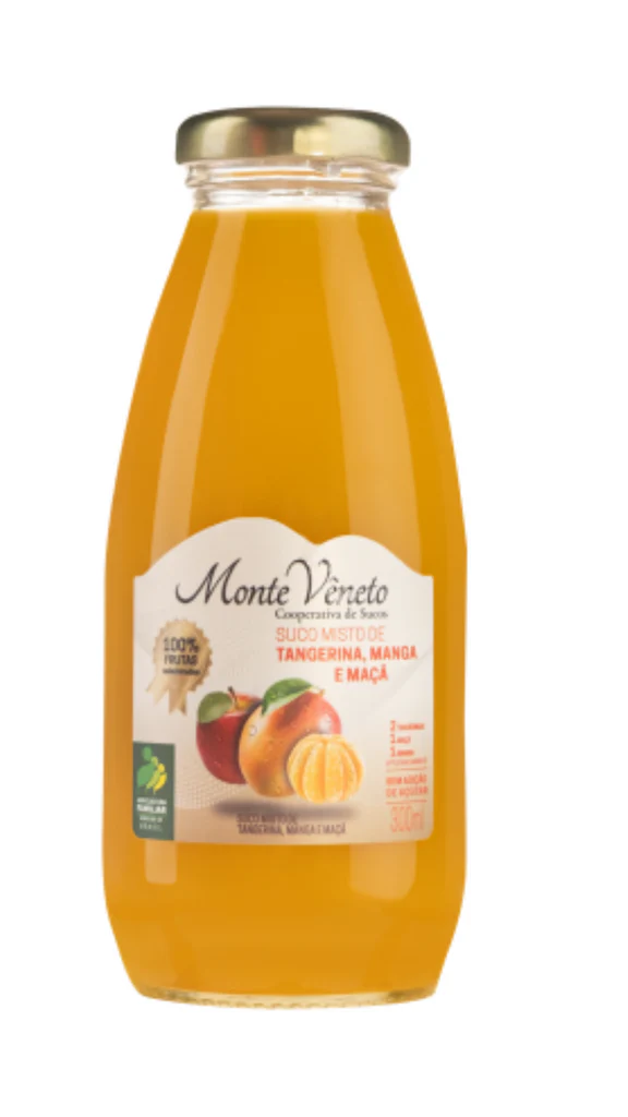 Suco de Tangerina, manga e maçã 300ml - Monte Veneto