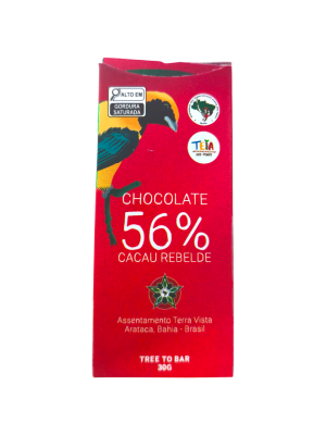 56 30 Chocolate Terra Vista 56% Cacau Rebelde - 30g