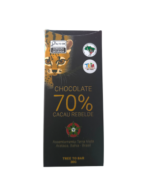 70 30 Chocolate Terra Vista 70% Cacau Rebelde - 30g