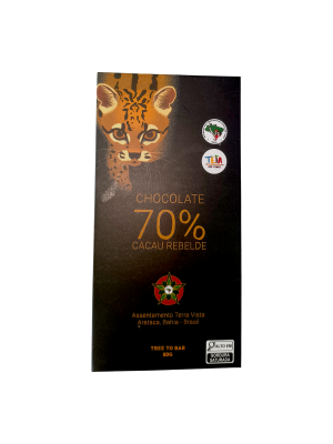 70 80 Chocolate Terra Vista 70% Cacau Rebelde - 80g