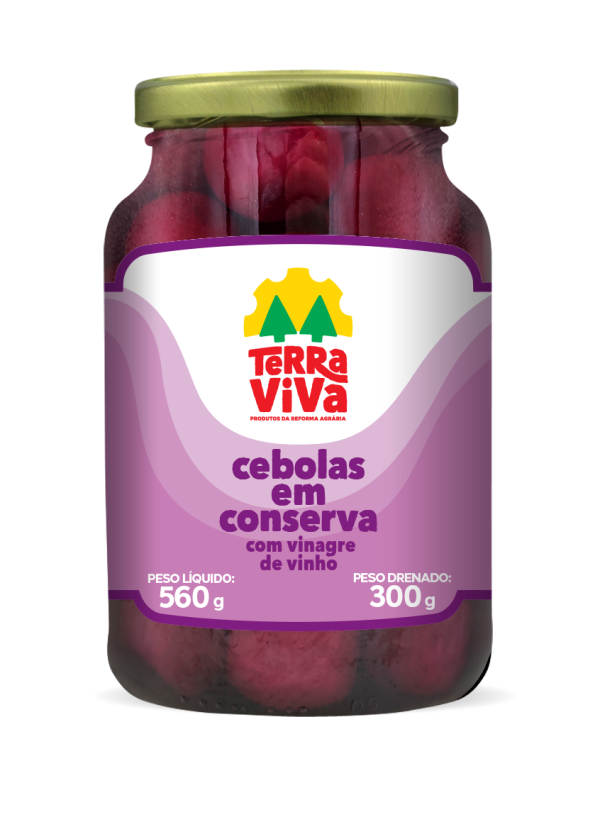 Cebolas em Conserva com Vinagre de Vinho - Terra Viva