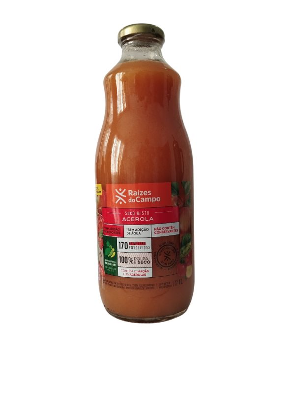 Suco misto de maçã e acerola 1L