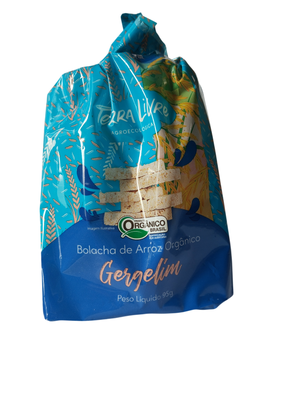 Bolacha de Arroz Integral c/ Gergelim 95gr