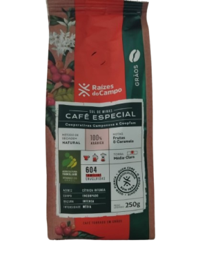Café Especial Sul de Minas 250g em grãos - Raízes do Campo