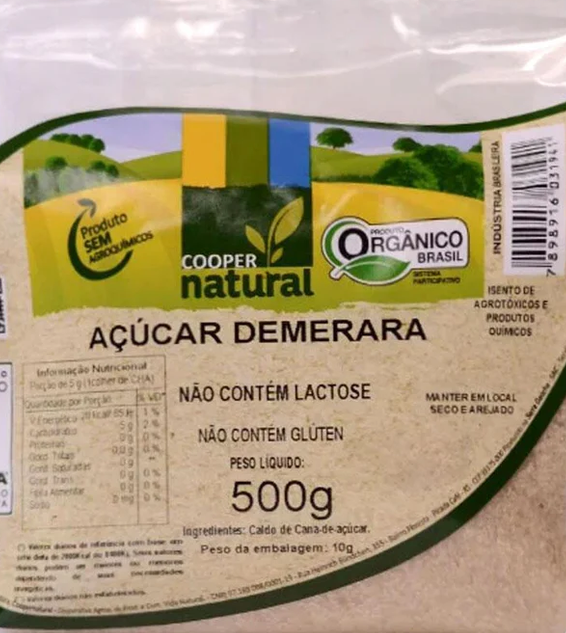 Açúcar Demerara - Coopernatural 500g