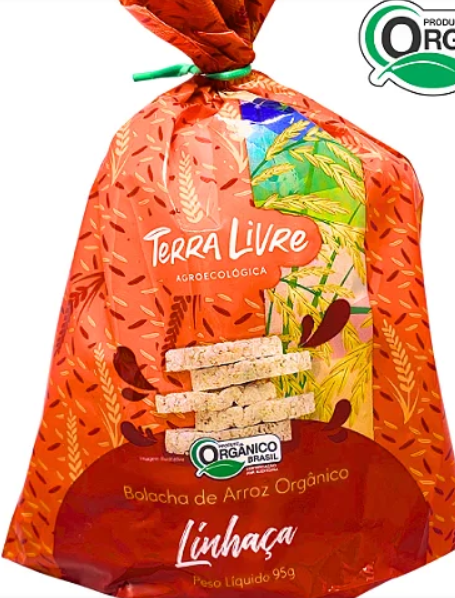 Bolacha de Arroz c/ Linhaça